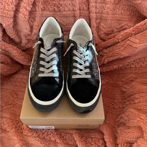Steve Madden Embark Glitter Sneaker Size 11 - Picture 4 of 10
